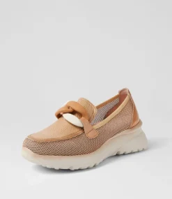Polinesia 13 Desert Mesh Leather Loafers