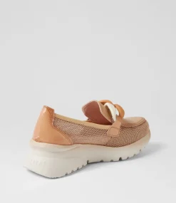 Polinesia 13 Desert Mesh Leather Loafers