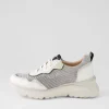 Polinesia 94 Panna White Mesh Leather Sneakers