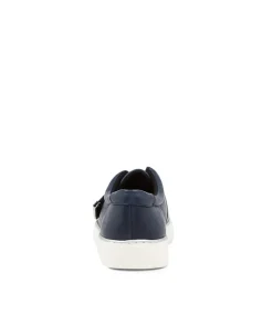 Poppies Xf Navy Leather Sneakers