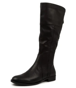 Prago Black Leather