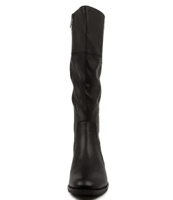 Prago Black Leather