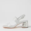 Prent Silver Glow Lizard Sandals