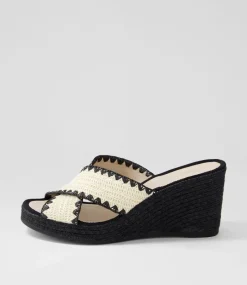 Prindle New Nude Gum Sole Synthetic Raffia Espadrilles
