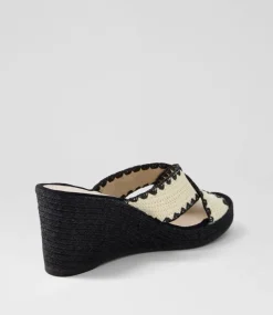 Prindle New Nude Gum Sole Synthetic Raffia Espadrilles