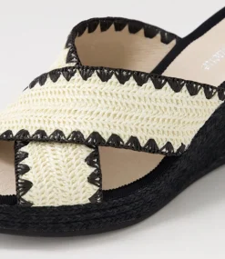 Prindle New Nude Gum Sole Synthetic Raffia Espadrilles
