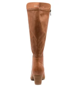 Prisone Dj Cognac Leather Stretch Smooth