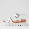 Racassy White Leather Sandals