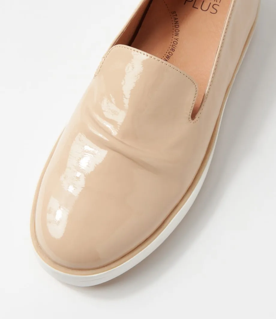 Raider W Latte Patent Leather Loafers