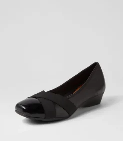 Randford Black Patent Leather Heels