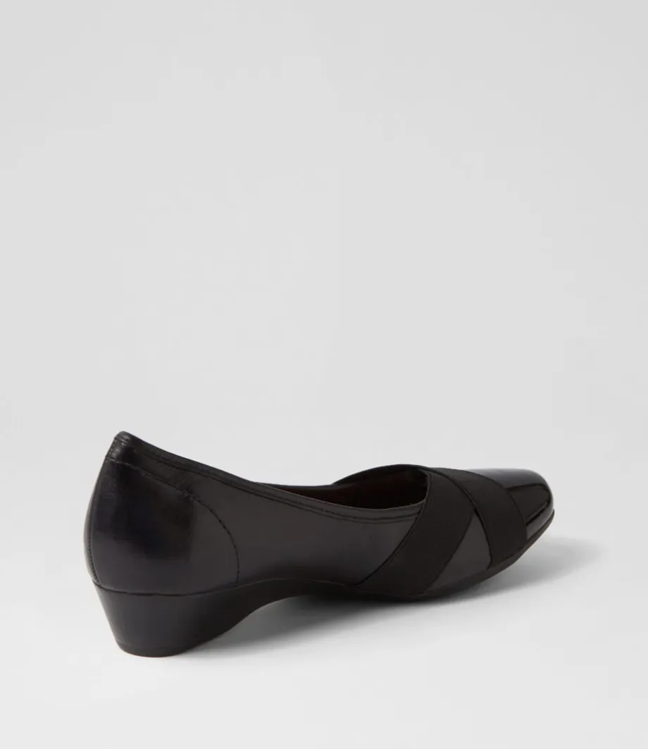 Randford Black Patent Leather Heels