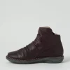 Rarar Purple Leather Ankle Boots