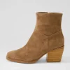 Raxel Light Choc Suede Ankle Boots