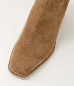 Raxel Light Choc Suede Ankle Boots