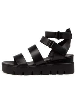 Rhean Black-Black Leather