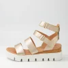 Rhean Champagne Leather Sandals