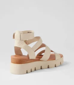 Rhean Milk Leather Sandals