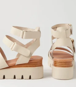 Rhean Milk Leather Sandals