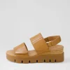 Rillow Tan Leather Sandals