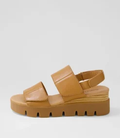 Rillow Tan Leather Sandals