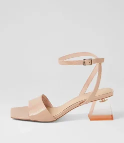 Rolo Cafe Patent Leather Sandals
