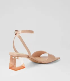 Rolo Cafe Patent Leather Sandals