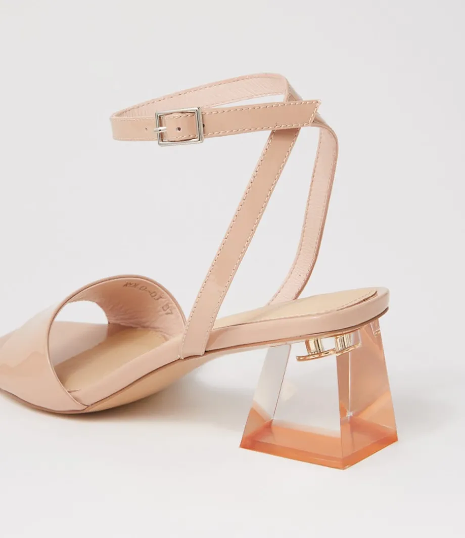 Rolo Cafe Patent Leather Sandals