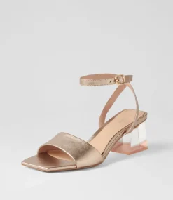 Rolo Champagne Leather Sandals
