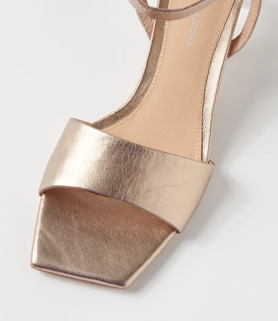 Rolo Champagne Leather Sandals