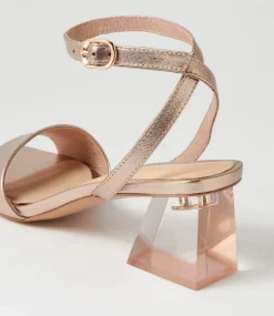 Rolo Champagne Leather Sandals