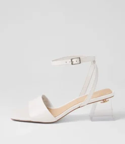 Rolo White Leather Sandals