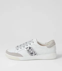 Rom 71 Weiss Silber Leather Sneakers