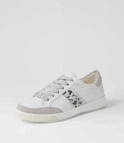 Rom 71 Weiss Silber Leather Sneakers