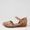 Rosalie 42 Beige Multi Leather Flat Shoes