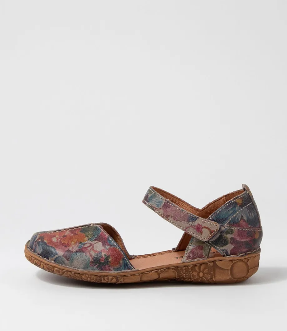 Rosalie 42 Graphit Leather Flat Shoes