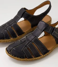 Rosalie 48 Schwarz Leather Flat Shoes