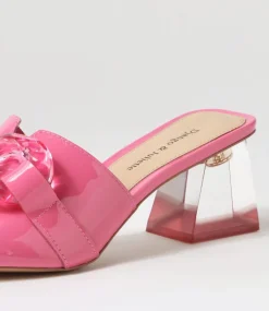 Rulie Pretty Pink Patent Leather Mules