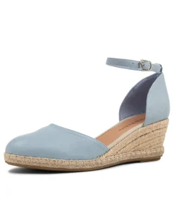 Rylen Denim Natural Rope Leather Wedges