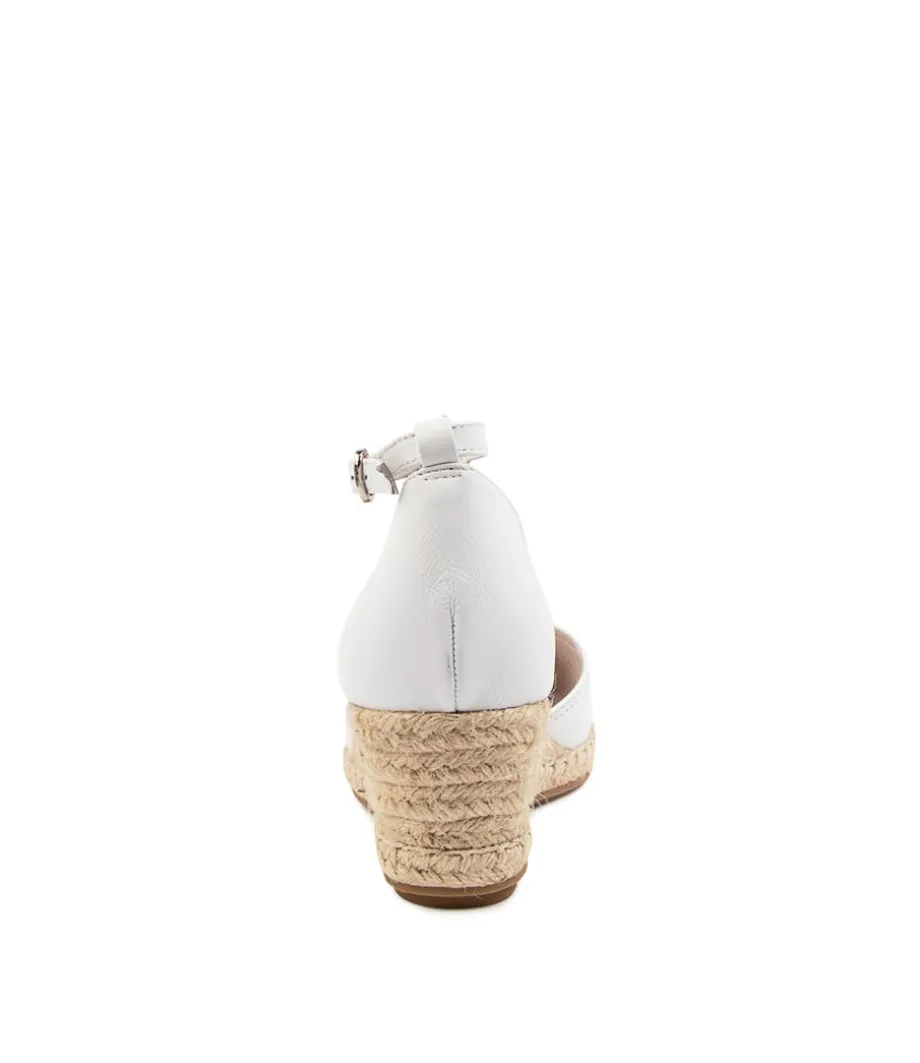 Rylen Dj White Natural Rope Leather
