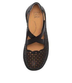 Sachet Xf Black Leather Flat Shoes Bs