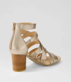 Sadals Champagne Leather Sandals