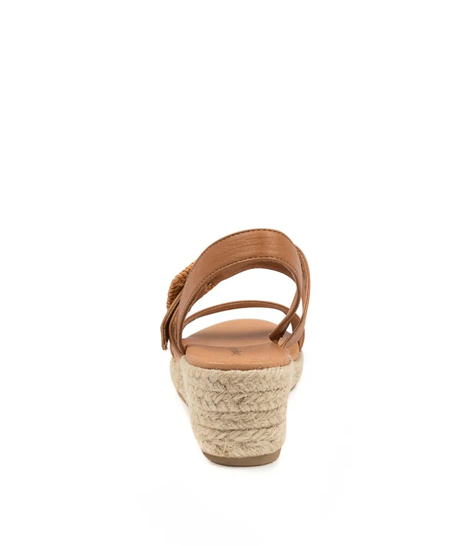 Samiya Dk Tan Leather