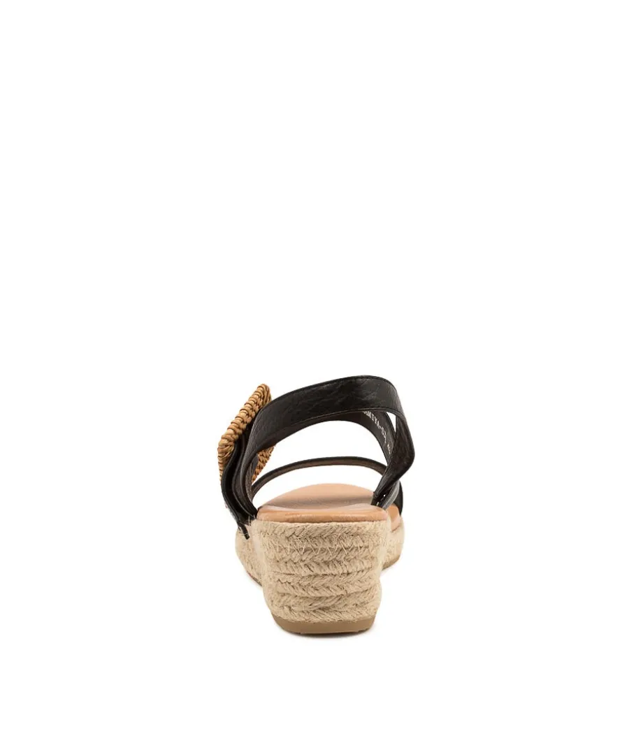 Samiya Lrg Black Leather
