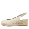 Saniarly Almond Natural Rope Leather Sandals
