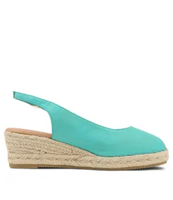 Saniarly Light Emerald Rope Leather Sandals