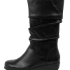 Seattle Xf Black Leather Calf Boots