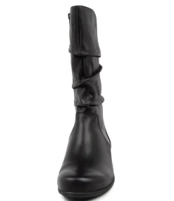 Seattle Xf Black Leather Calf Boots