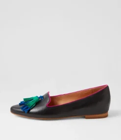 Sebras Black Multi Loafers