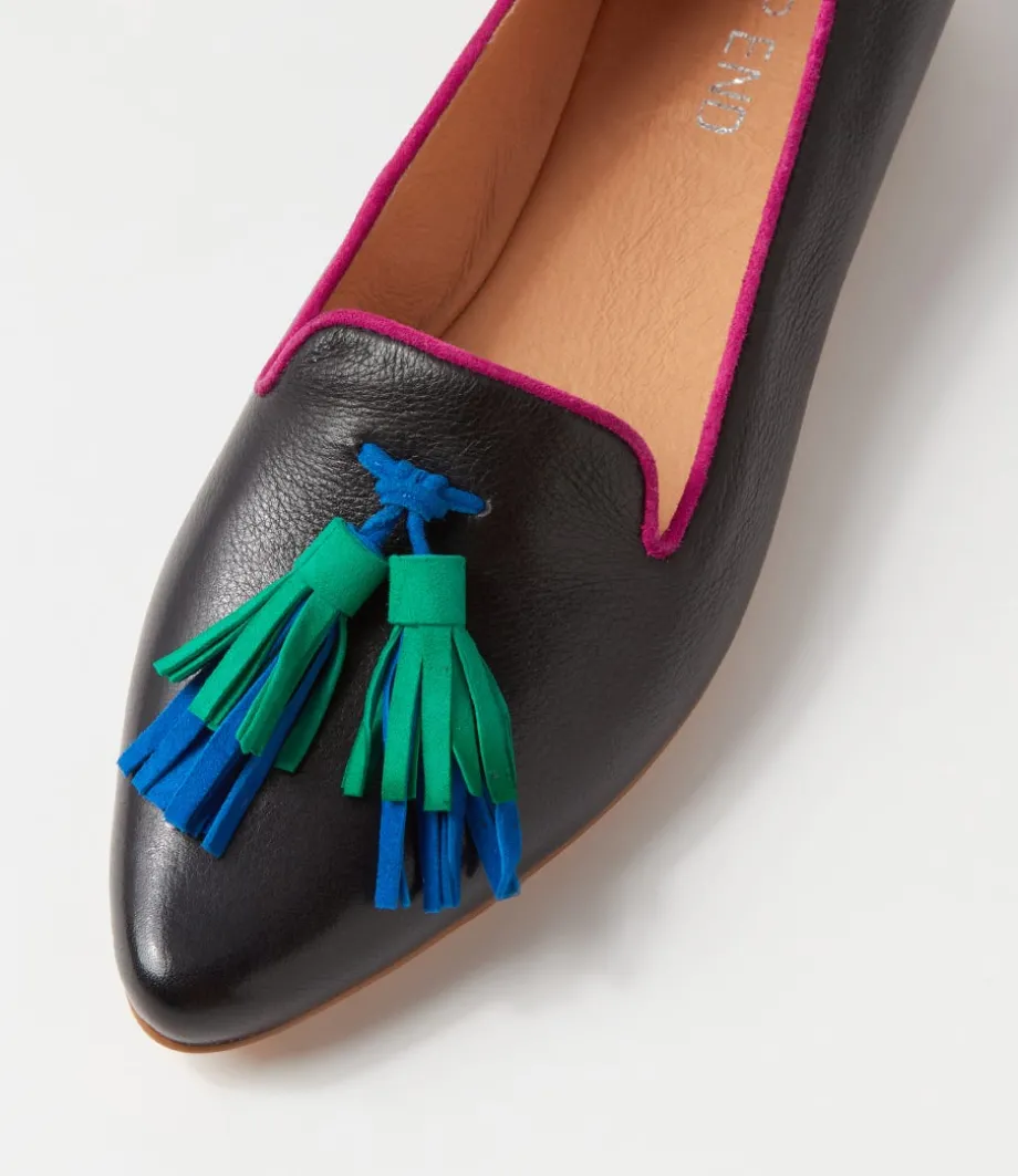 Sebras Black Multi Loafers