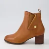 Sedna New Tan Choc Leather Chelsea Boots